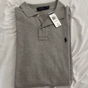 NWT Ralph Lauren Classic Gray Polo Shirt